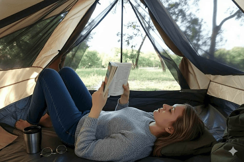 Cắm trại là một trong những hoạt động thu hút những tín đồ đam mê xê dịch khi đến hồ Núi Đá